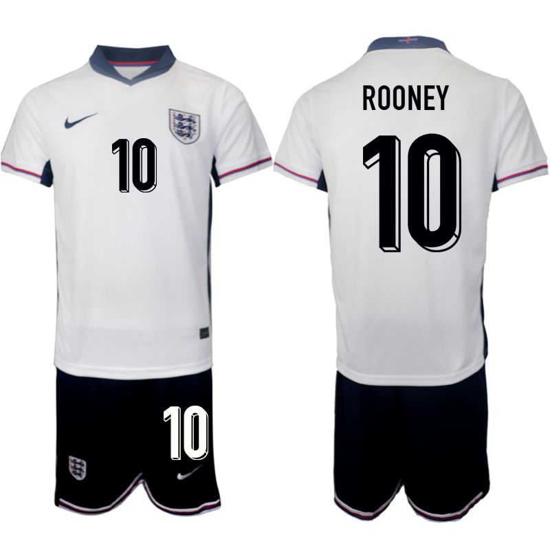 Men 2024-2025 Season England home white 10 Soccer Jersey